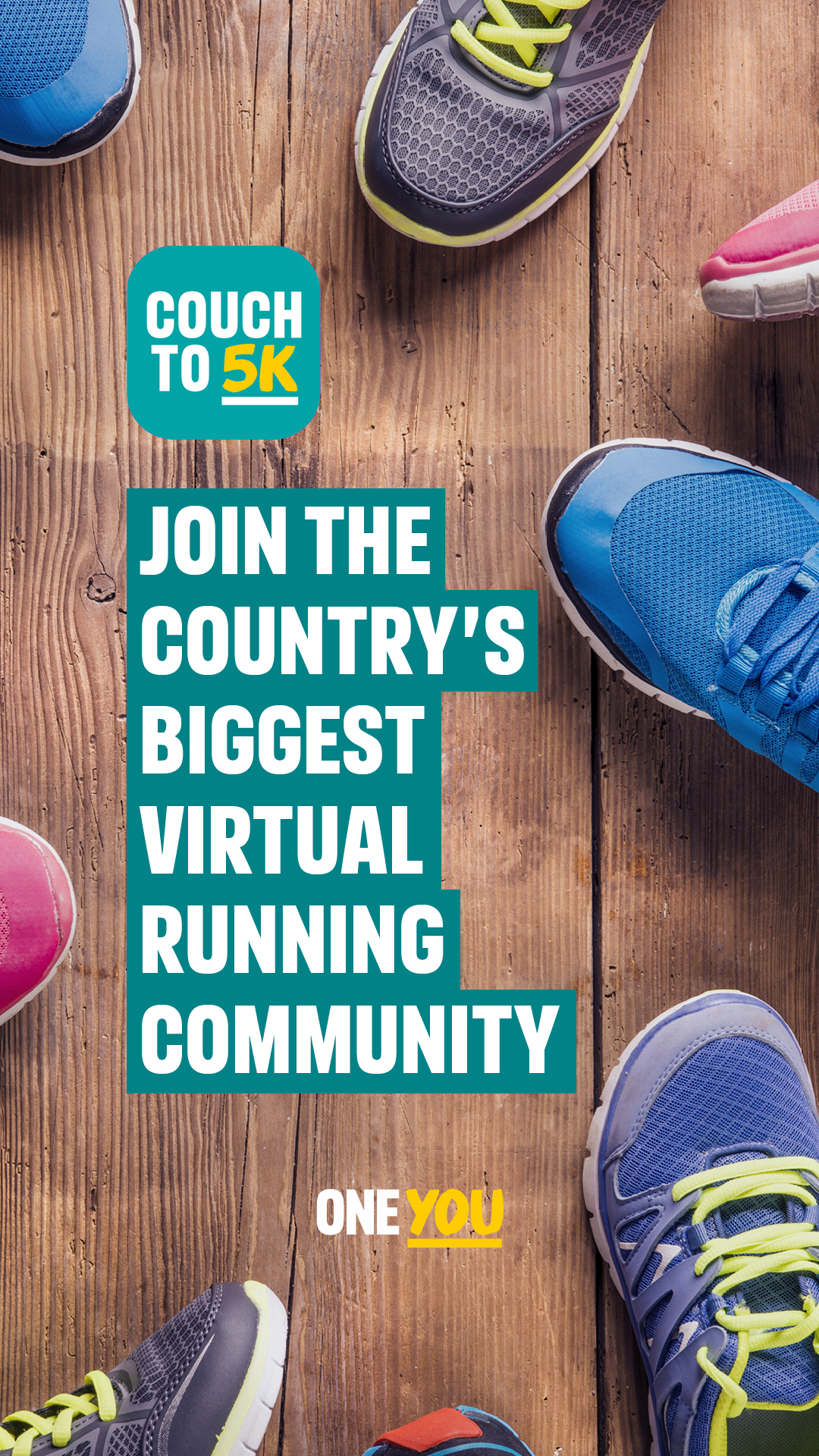 Couch to 5 K join the country's biggest virtual running community