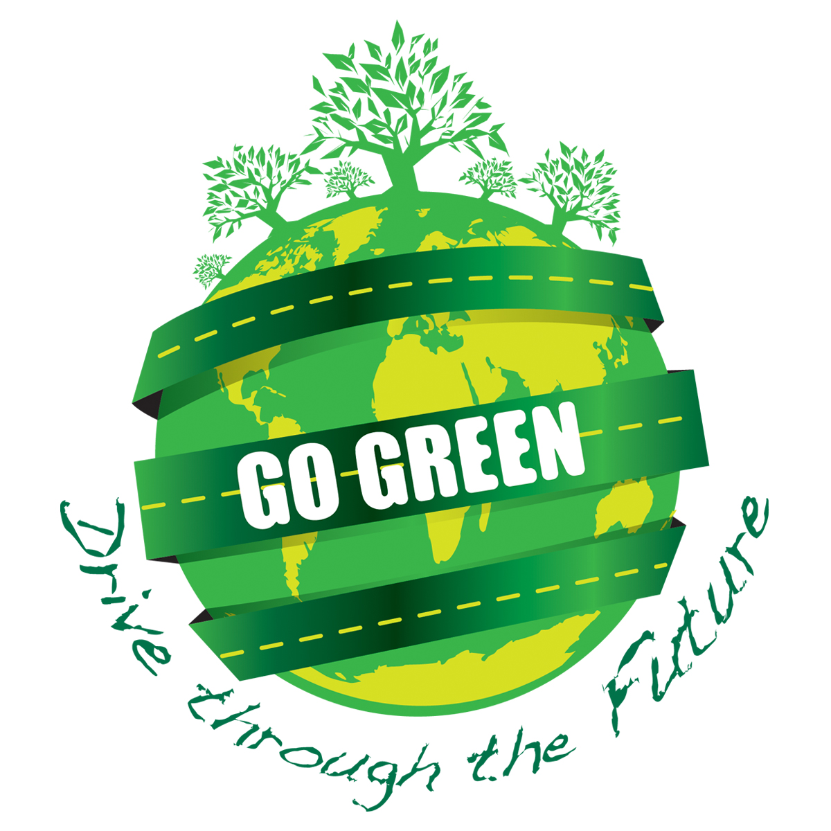 Go Green Drive through the Future